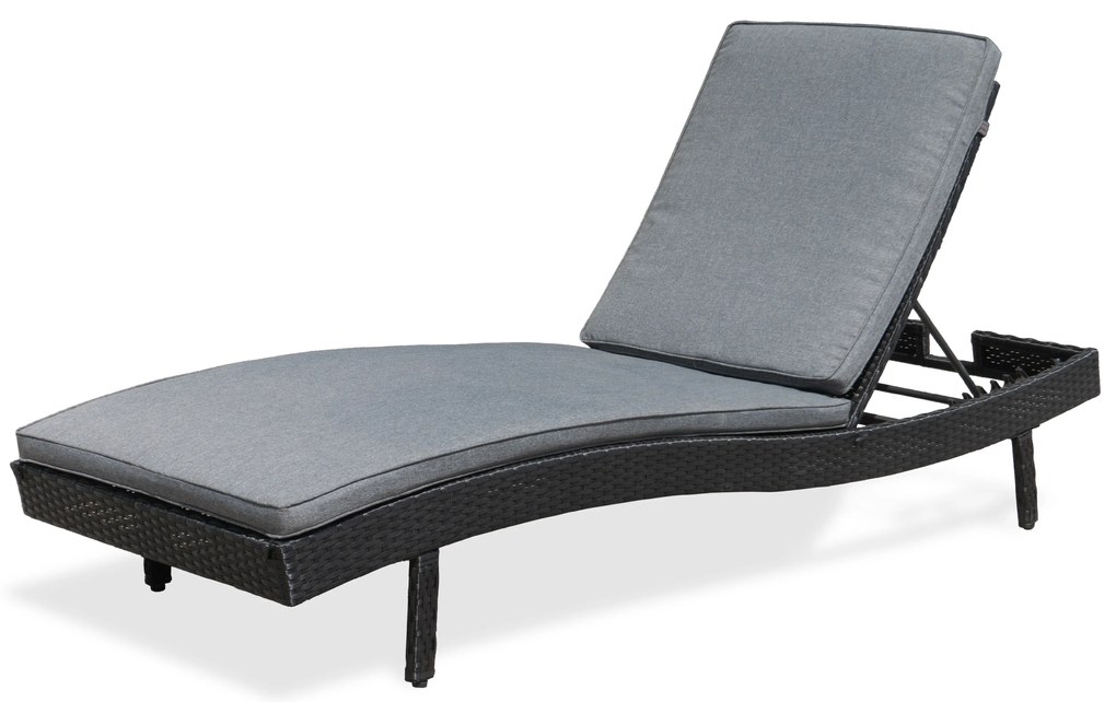 Noela Záhradné lehátko Chico z umelého ratanu