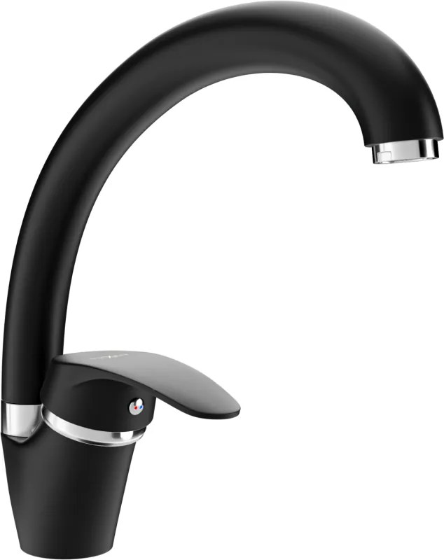 Mexen Rosa kuchynská batéria, čierna - 670800-70