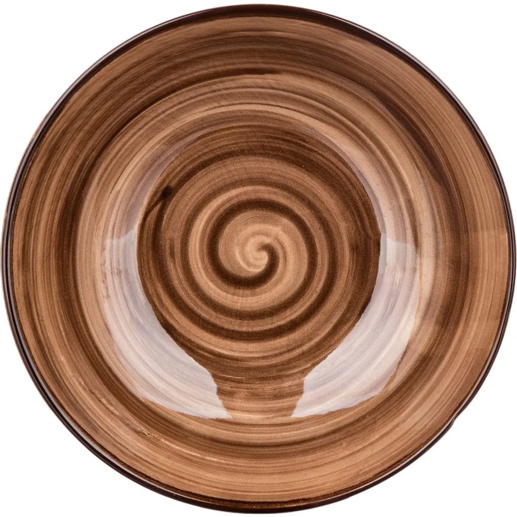 Banquet Tanier hlboký PALAS, 18 cm, hnedá
