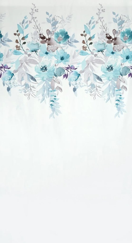 ZÁVES NA PÁSKE SENDI 140X270 CM VZOROVANÁ