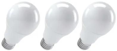 EMOS LED žiarovka, E27, A60, 14W, 1521lm, teplá biela, súprava 3ks