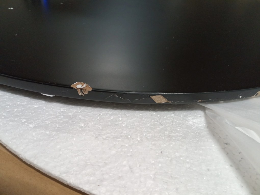 AKCIA Čierny jedálenský stôl OSLO 80x80 II. trieda