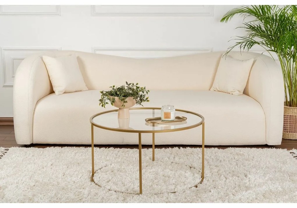 Konferenčný stolík Aurum Gold, 80 cm