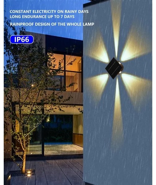 Immax 08487L - LED Solárne nástenné svietidlo so senzorom LED/2W/5V IP54