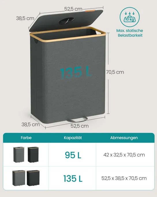 Kôš na PET fľaše 135L RRB513G01