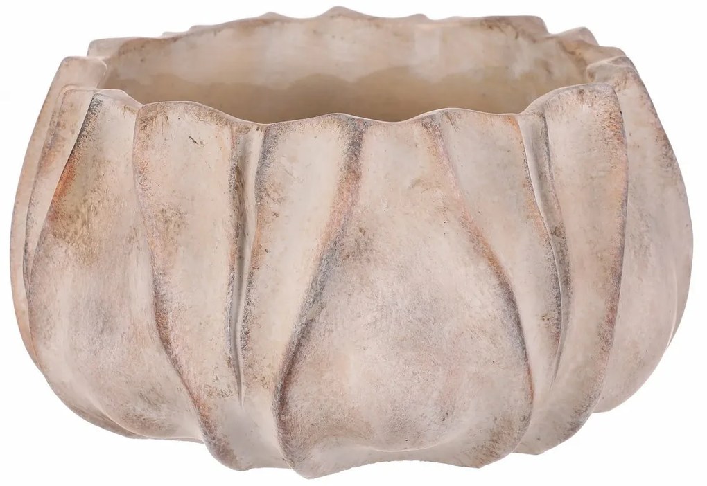 Betónový obal na kvetináč M, sivá, 25 x 14 cm, 25 cm