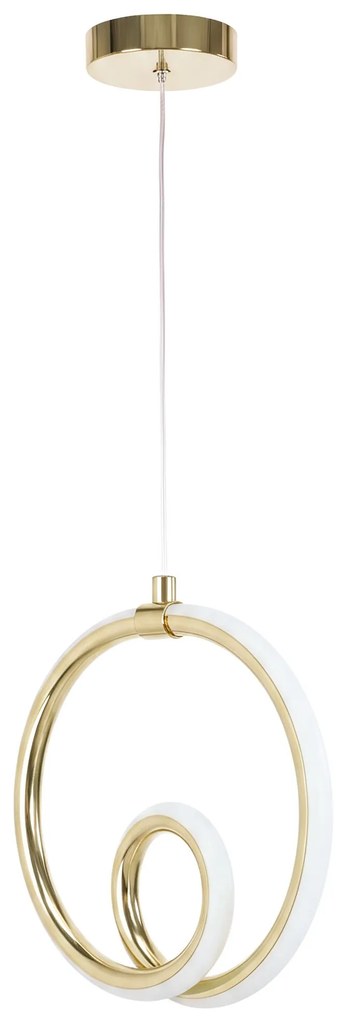 Toolight Toolight, LED stropné osvetlenie 11,5W, 3000K, 1000lm, LHJ094-1CP, zlatá lesklá, OSW-50067