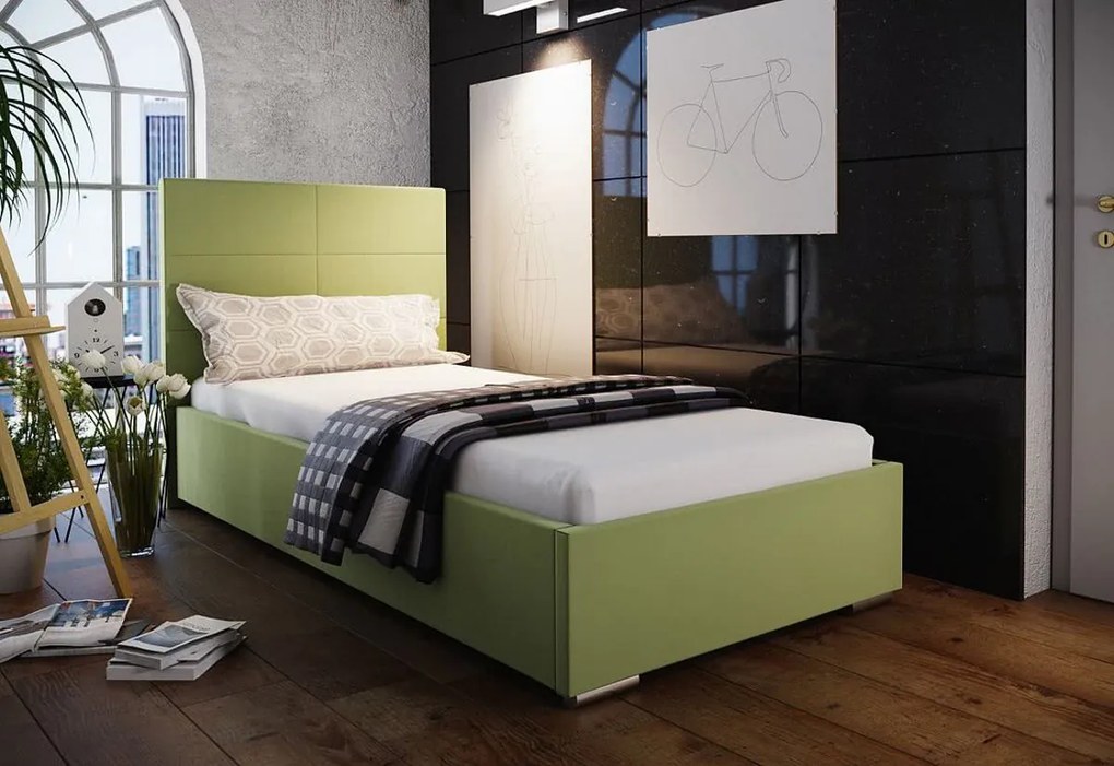 Jednolôžková čalúnená posteľ NASTY 4, 90x200, Sofie 23