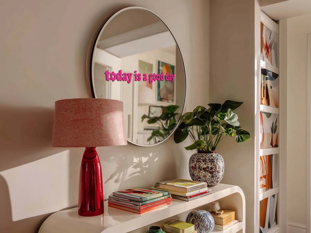 Nálepka na zrkadlo S1 – Today is good day
