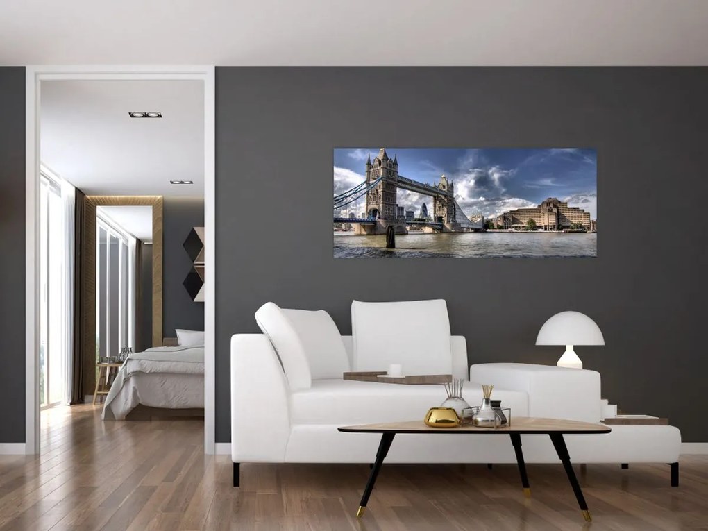 Obraz - Tower Bridge v Londýne (120x50 cm)
