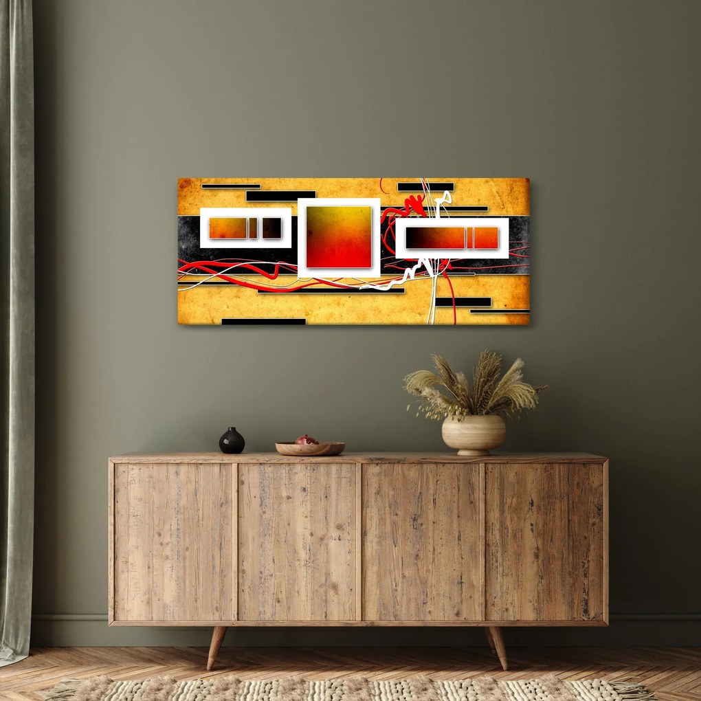 Obraz - Abstrakcia (120x50 cm)