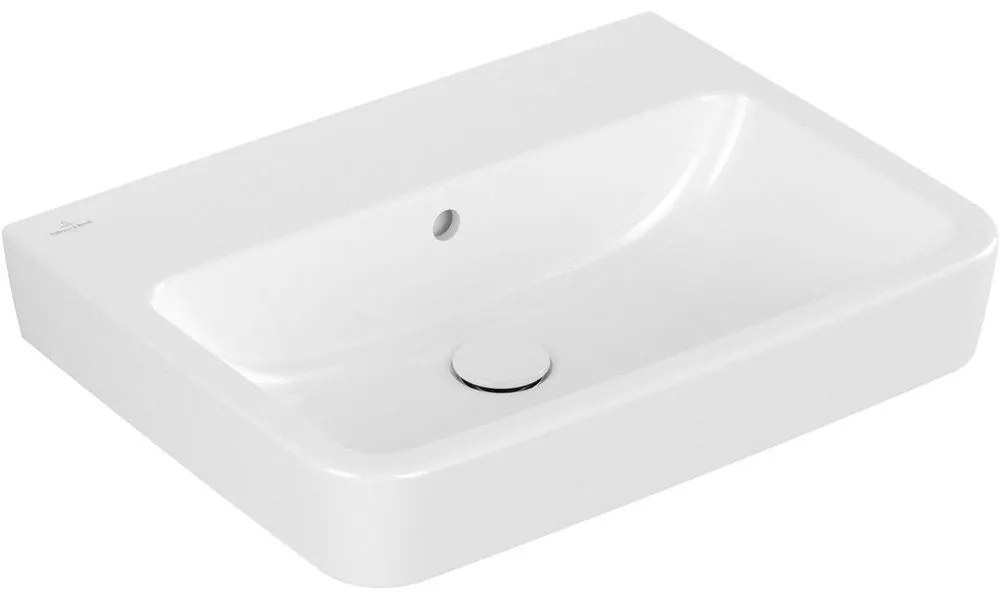 VILLEROY & BOCH O.novo závesné umývadlo bez otvoru, s prepadom, 600 x 460 mm, biela alpská, 4A416201