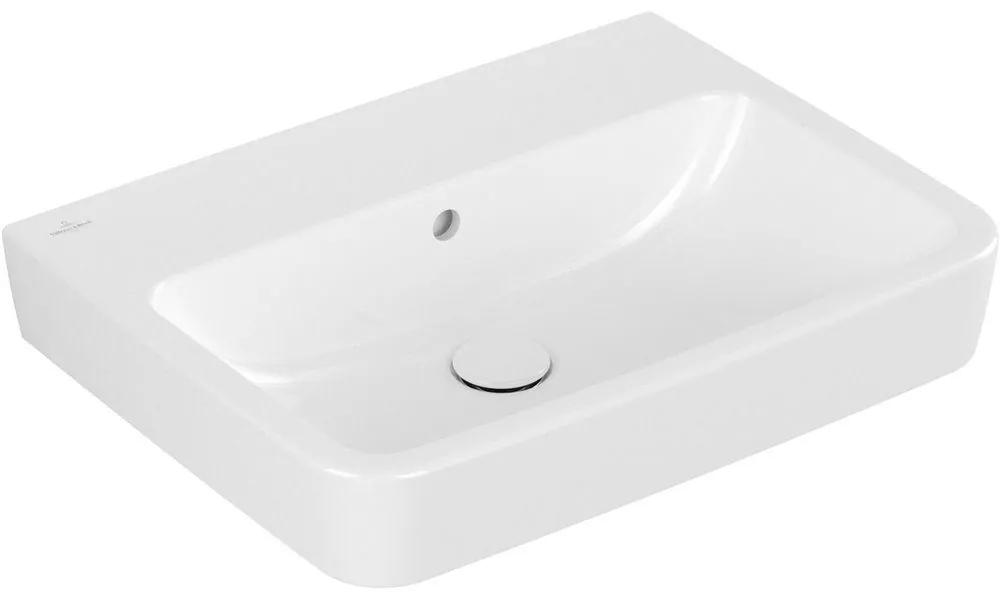 VILLEROY &amp; BOCH O.novo závesné umývadlo bez otvoru, s prepadom, 600 x 460 mm, biela alpská, 4A416201