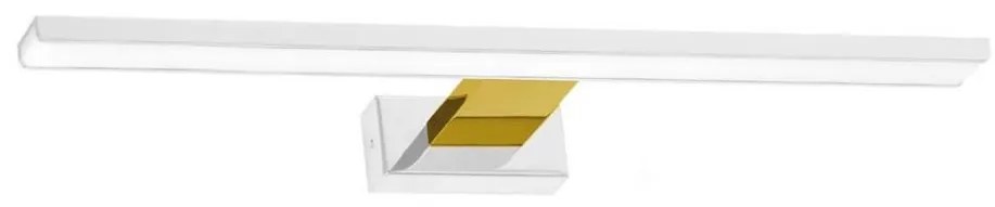 LED Kúpeľňové osvetlenie zrkadla SHINE LED/13,8W/230V 60 cm IP44 biela/zlatá