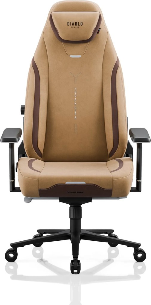 Herná stolička látková hnedá, Normal: Diablo X.Eye Prime Camel Brown