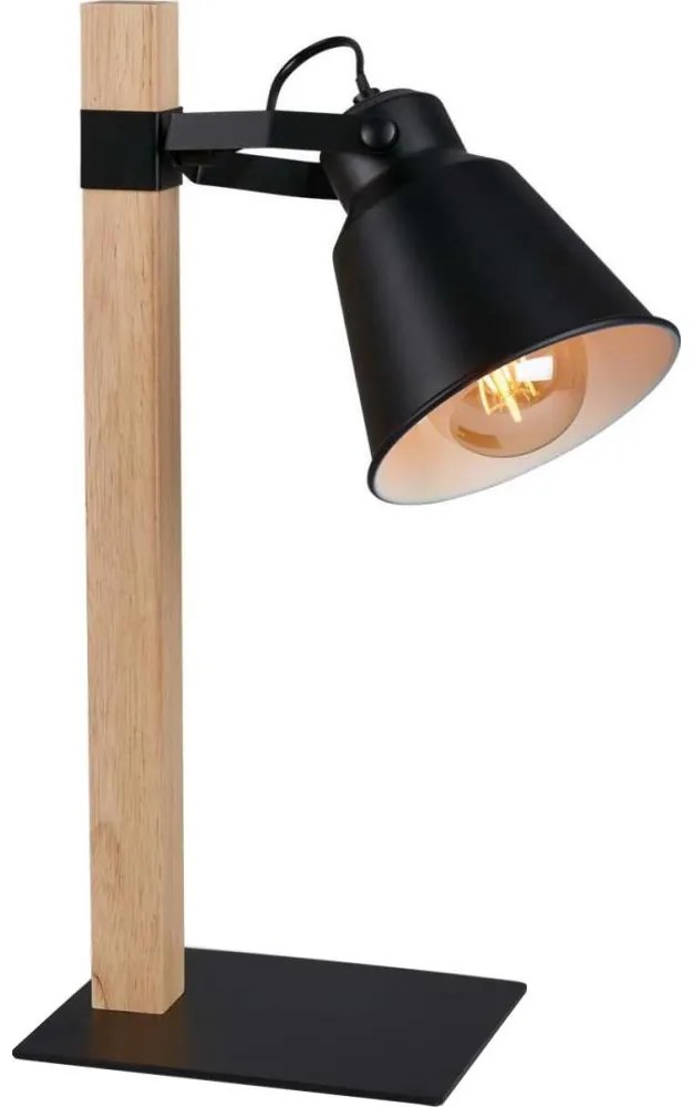 Briloner Briloner 7406-015 - Stolná lampa TALE 1xE27/25W/230V čierna BL1757