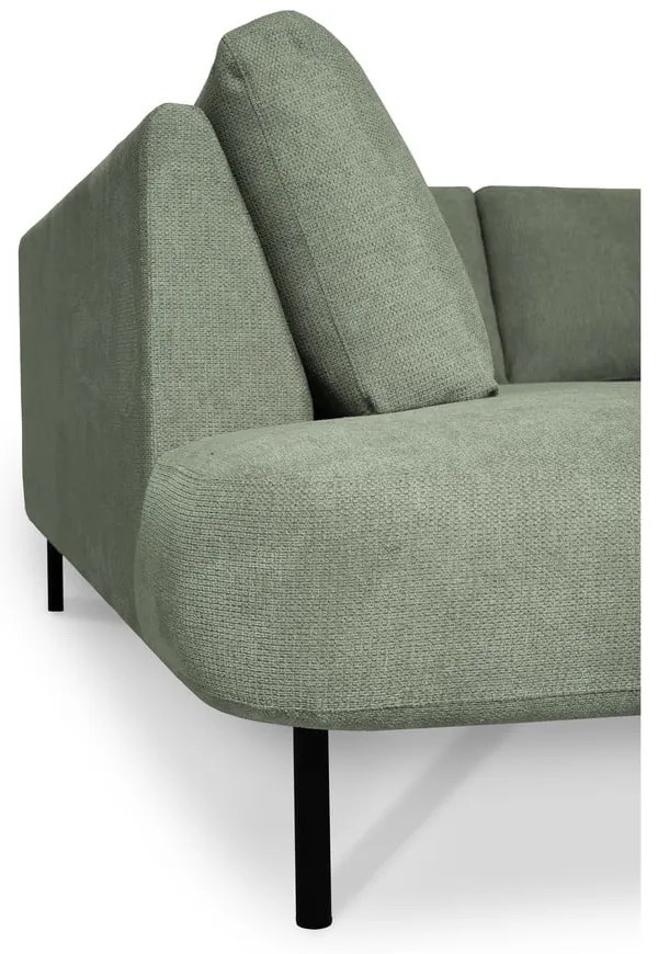 Zelená rohová pohovka (ľavý roh/do "U") Hero – Scandic