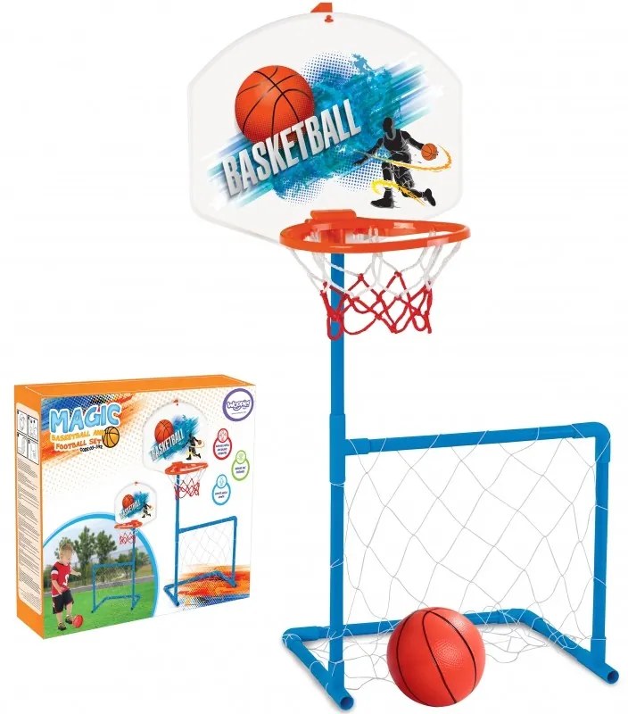 30715 Futbalová branka s basketbalovým košom - Woopie 2v1