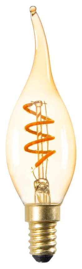KANLUX LED filamentová žiarovka LUMINES, E14, Candle C35, 2,5W, extra teplá biela