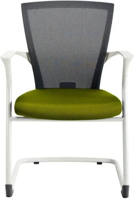 bestuhl -  bestuhl Konferenčná rokovacia stolička MERENS WHITE MEETING zelená