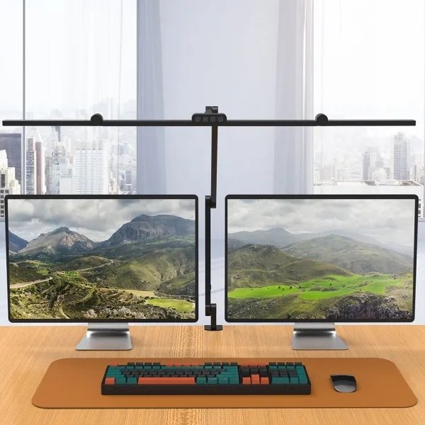 LED Stmievateľná flexibilná stolná lampa LED/36W/230V 3000-6500K CRI 92 čierna