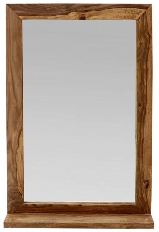Zrkadlo Suri 60x90 z indický masív palisander Natural