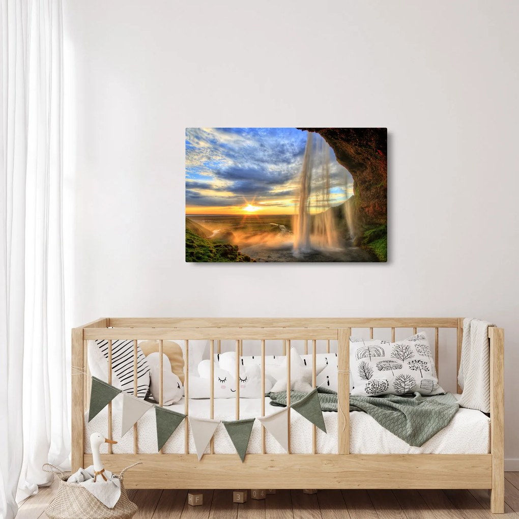 Obraz - Vodopád (90x60 cm)