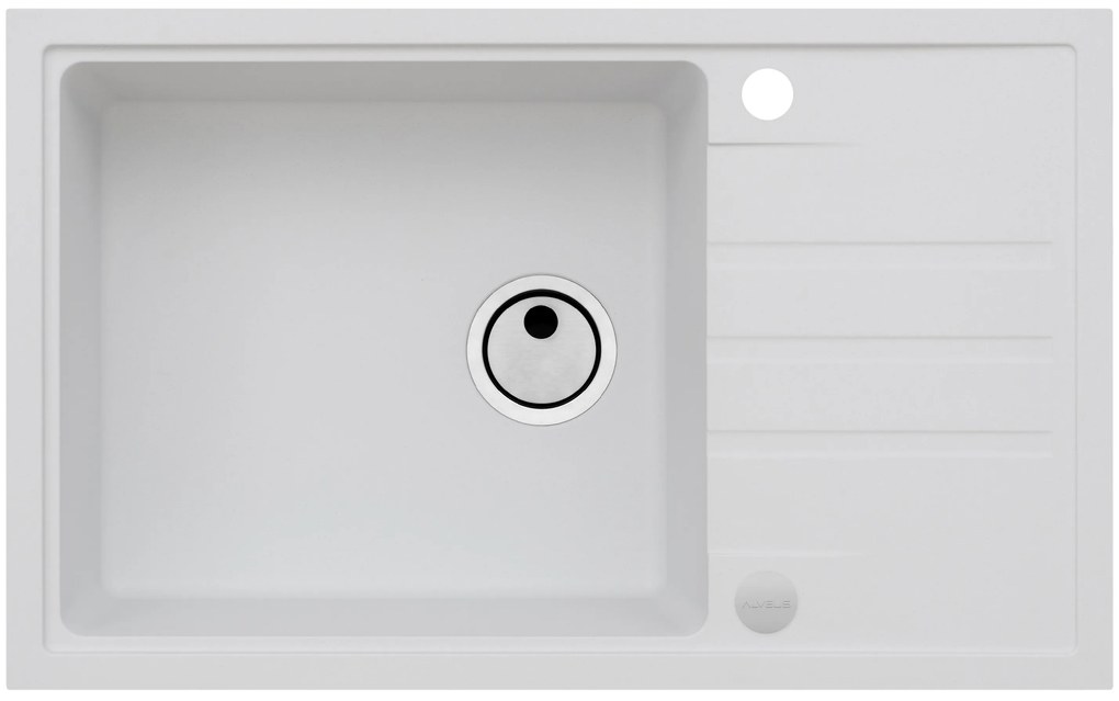 ALVEUS CZ INTERMEZZO 130/11 - bílý (780x480mm)jed. sifon F