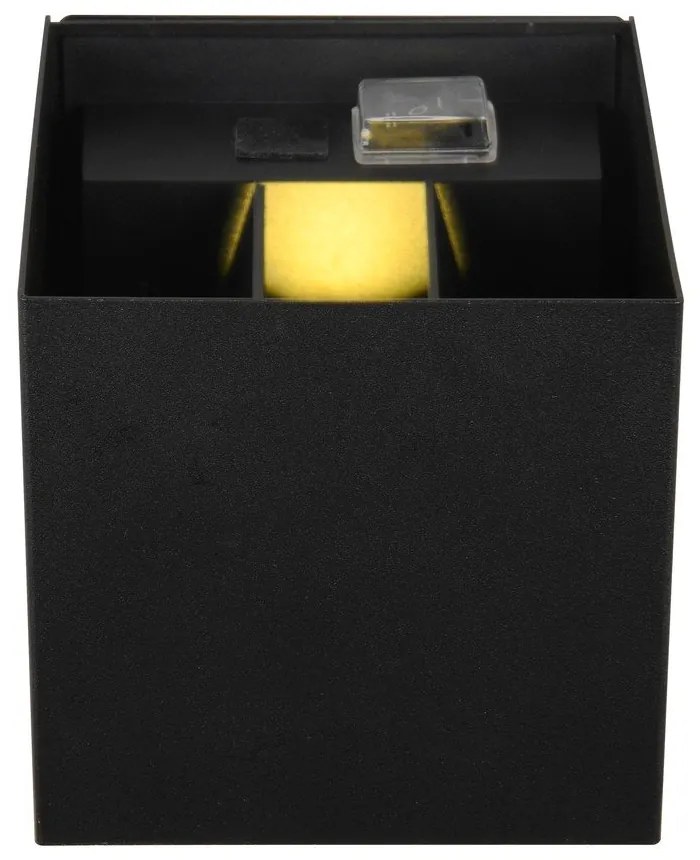 Čierne LED nástenné svietidlo Talent – Trio