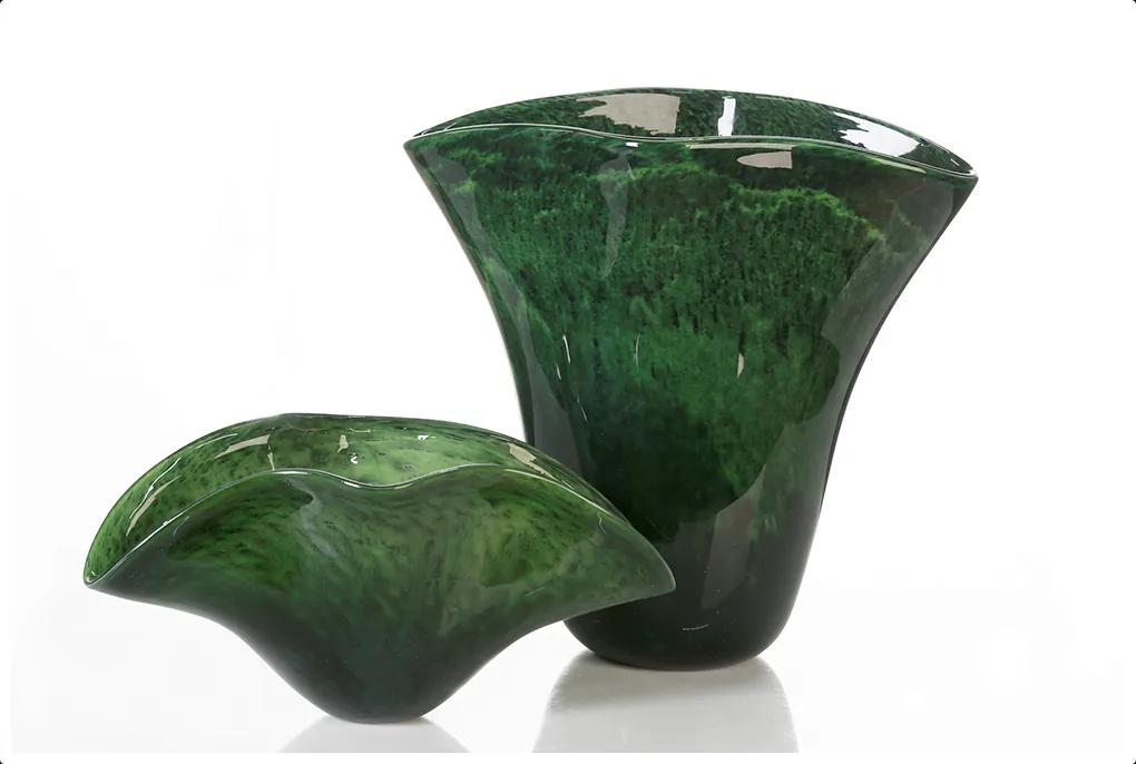 Bighome - Váza JONG 33 cm - zelená | BIANO