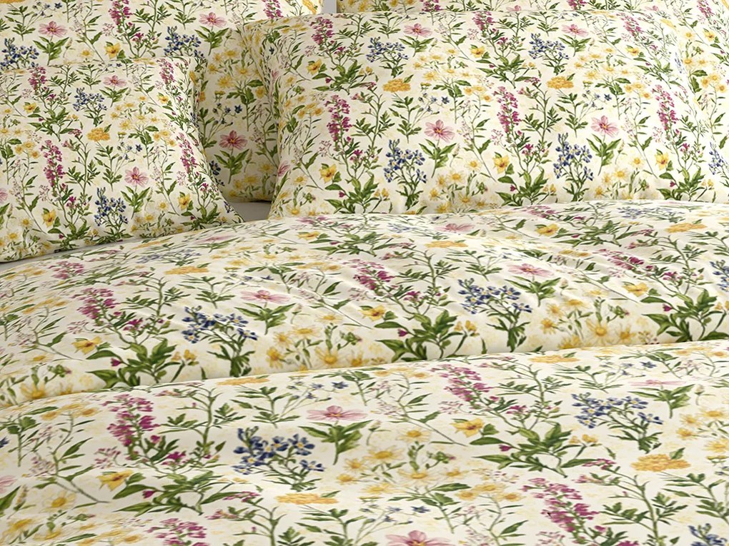 Bavlnené obliečky HERBELLE farebné Rozmer obliečky: 70 x 90 cm | 140 x 200 cm