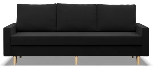 Trojmiestna rozkladacia sedačka BLANK Comfort čierna