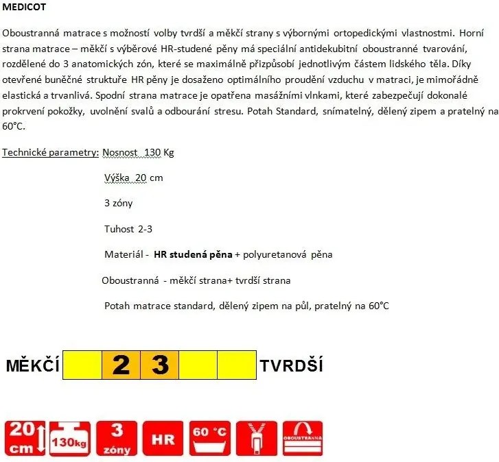 Kontinentálna posteľ Karin