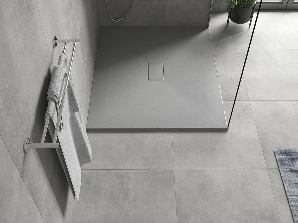 Sprchová SMC vanička MEXEN HUGO 100x130 cm - šedá, 42611013