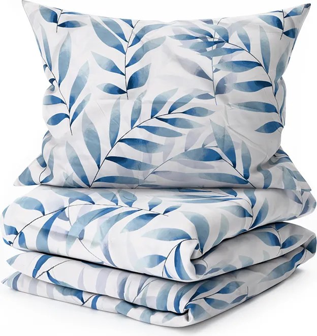 Obliečky z mikrovlákna KOVENDI modro-biele Rozmer obliečky: 70 x 90 cm | 140 x 200 cm