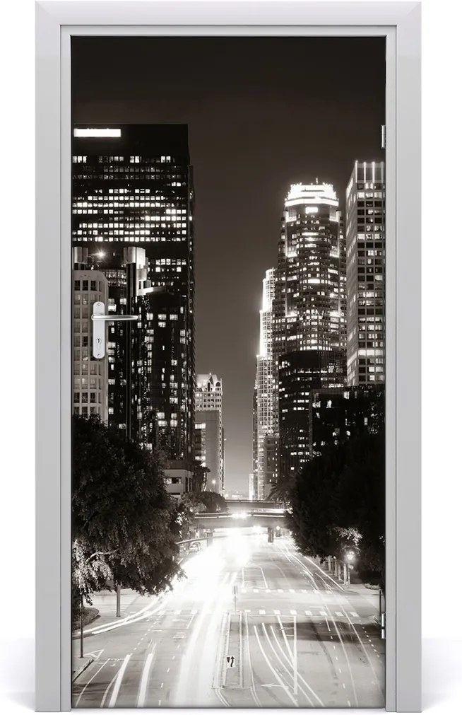 Fototapeta samolepiace na dvere  Los Angeles noc