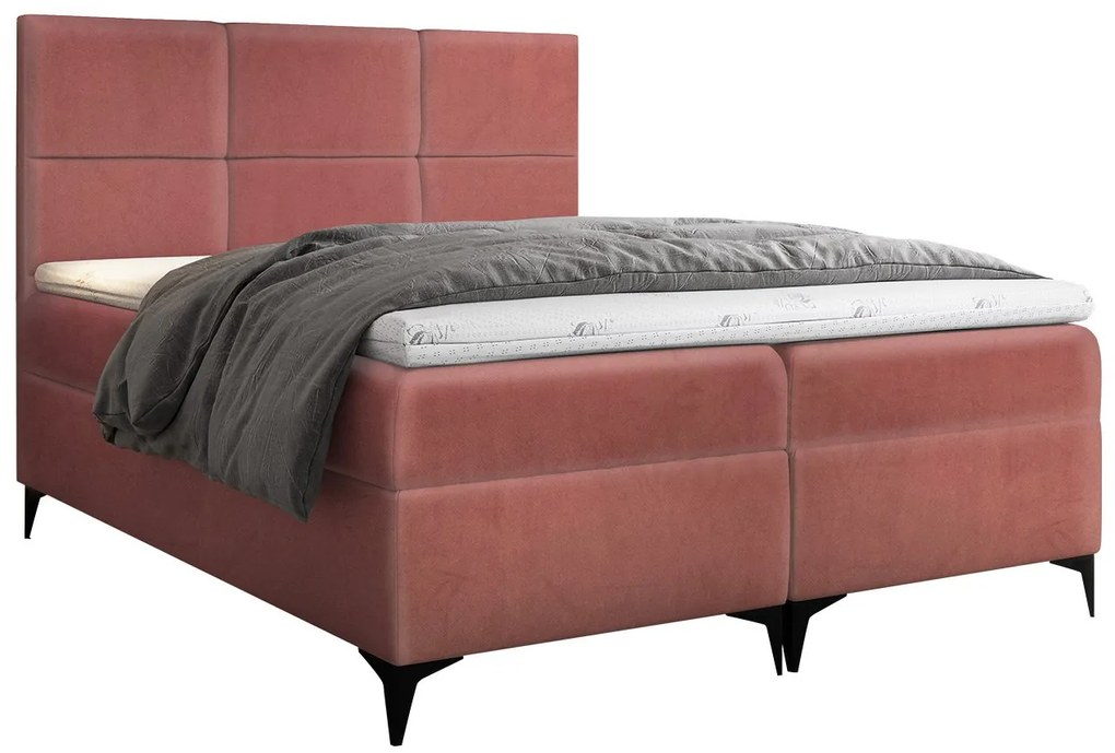 Kontinentálna posteľ Blanco, Rozmer postele: 200x200, Dostupné poťahy: Magic Velvet 2260