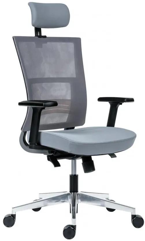 ANTARES -  ANTARES Kancelárska stolička NEXT PDH sivá