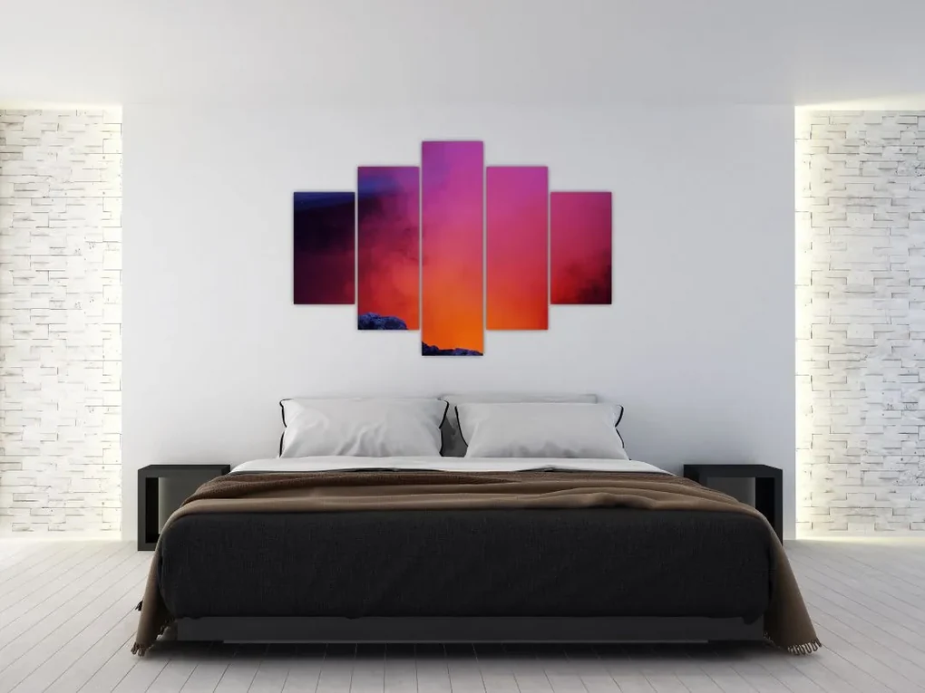 Obraz - sopka (150x105 cm)