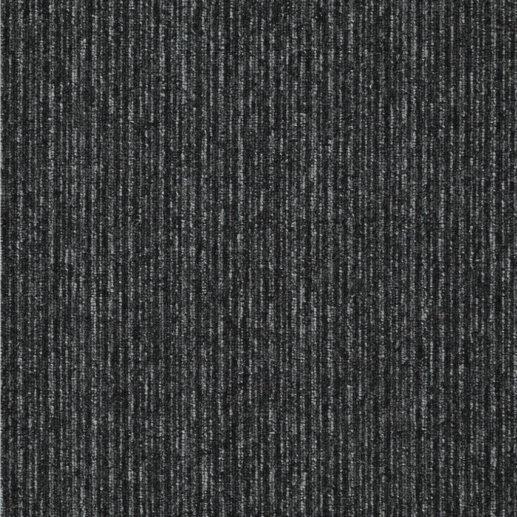 Balta, Kobercový štvorec Sonar Lines 4178 čierny 50 x 50 cm, chodba / predsieň