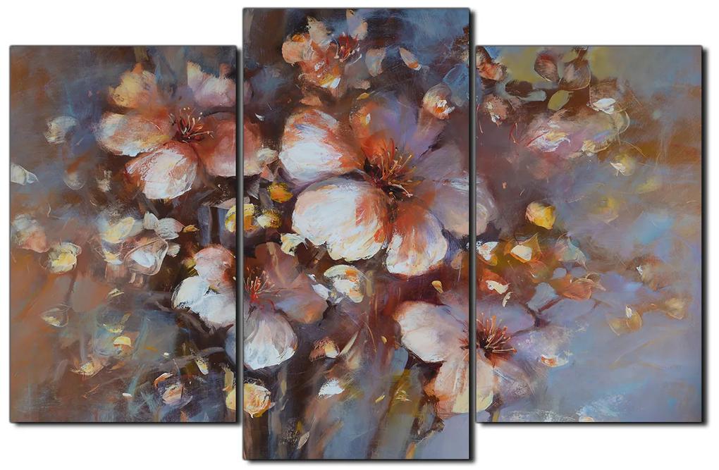 Obraz na plátne - Kvet mandlí, reprodukcia ručnej maľby 1273C (90x60 cm)