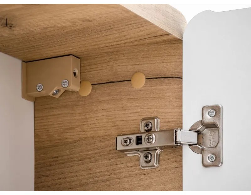 Kúpeľňová závesná skrinka BÁRA 60 cm - so zrkadlom