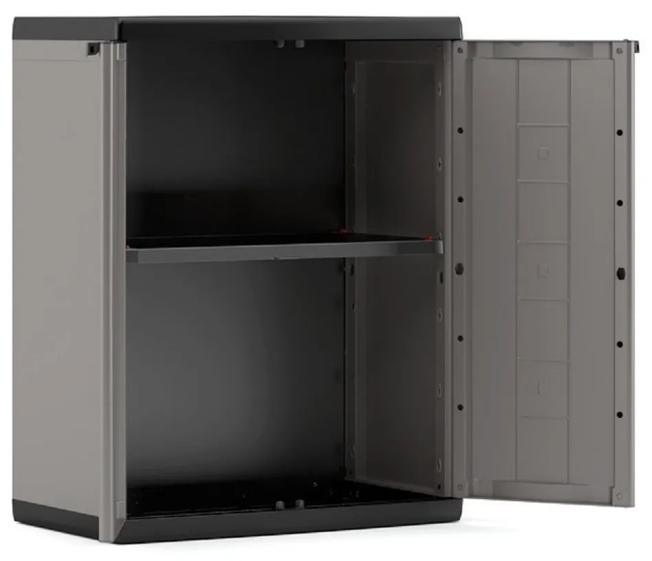 KIS Skriňa JOLLY nízka 68 cm, sivá