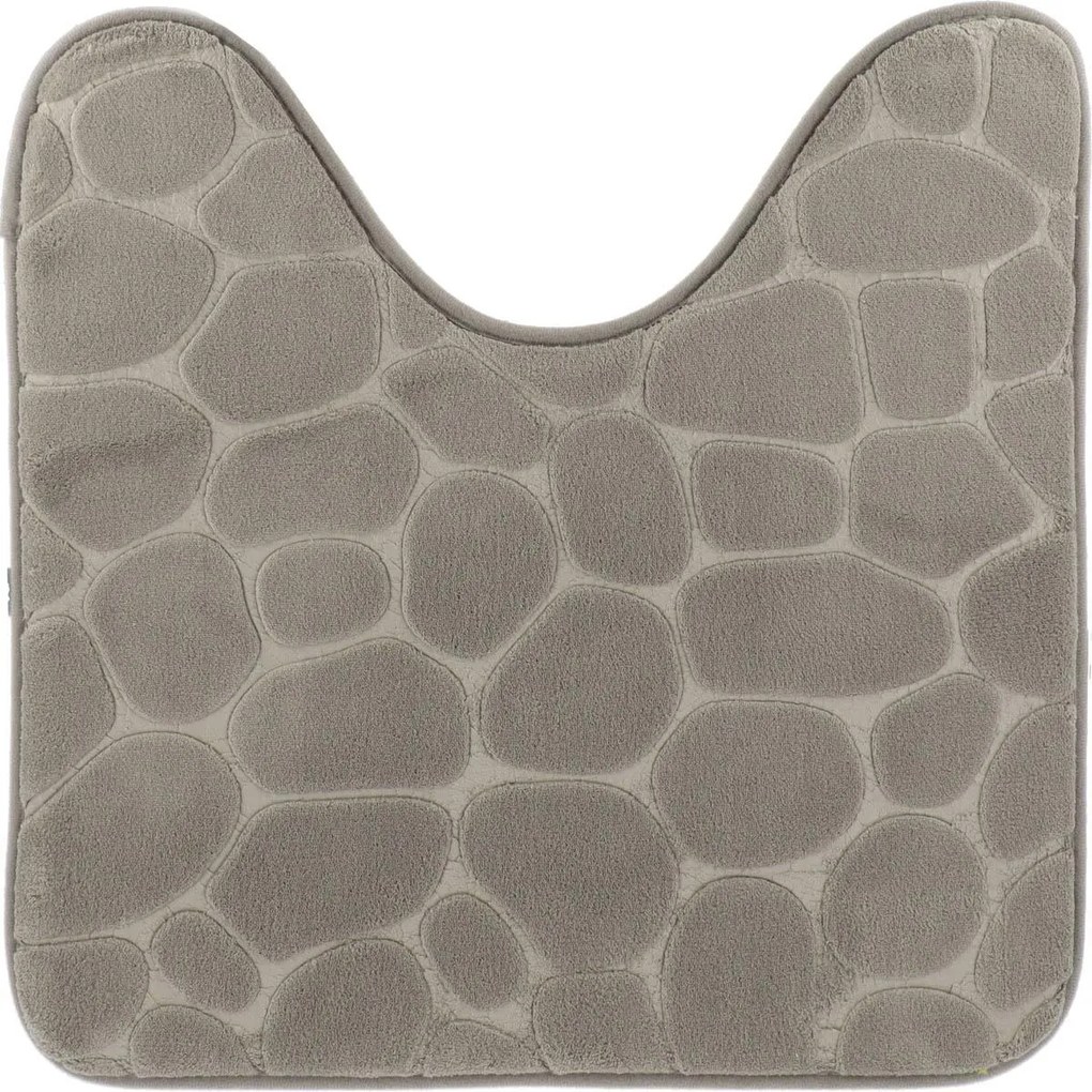 WC predložka Stones, 45x50 cm, sivá