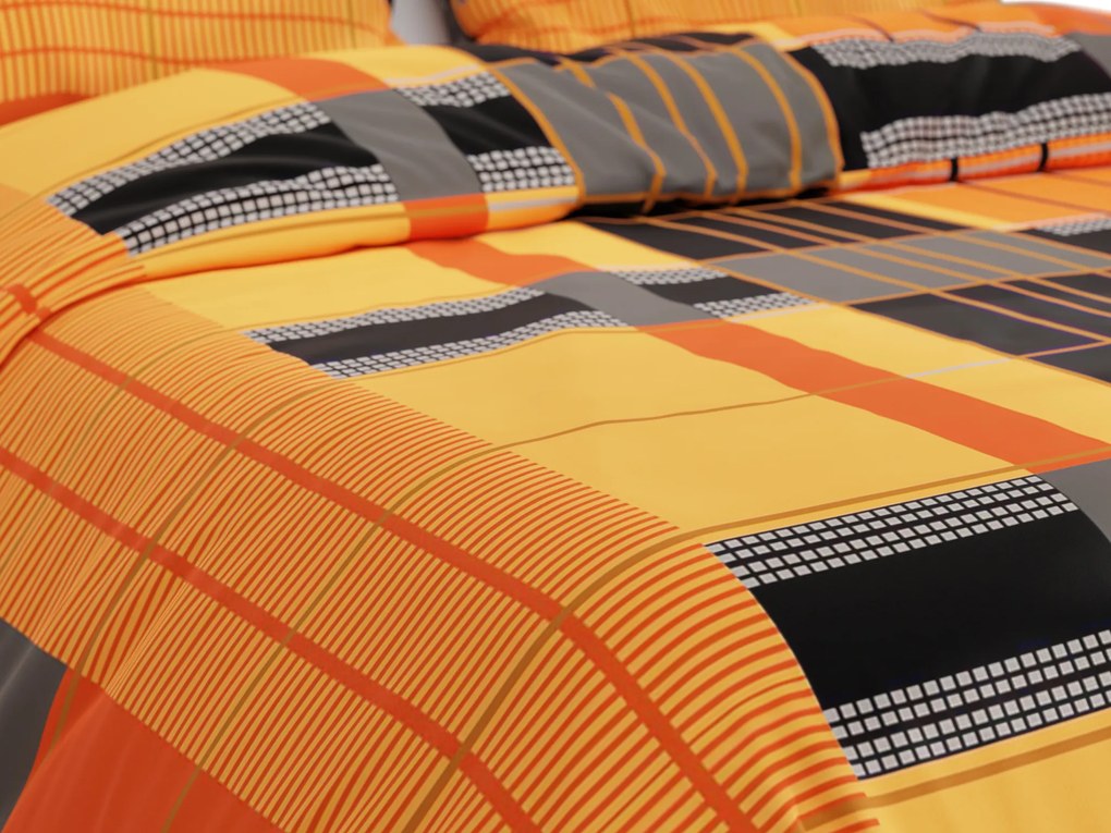 Bavlnené obliečky MARIKA oranžové