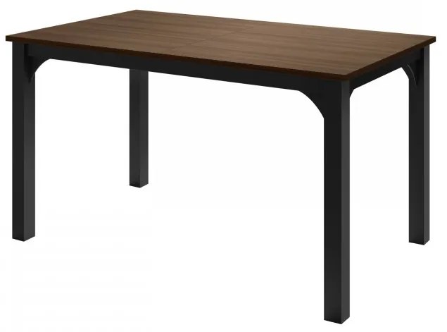 Rozkladací jedálenský stôl Limaino 140, Farby: čierna / dub craft zlatý