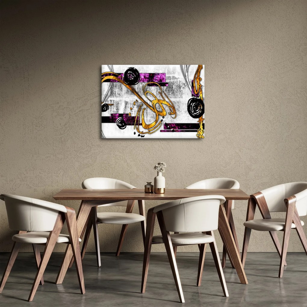 Obraz abstrakcie (70x50 cm)