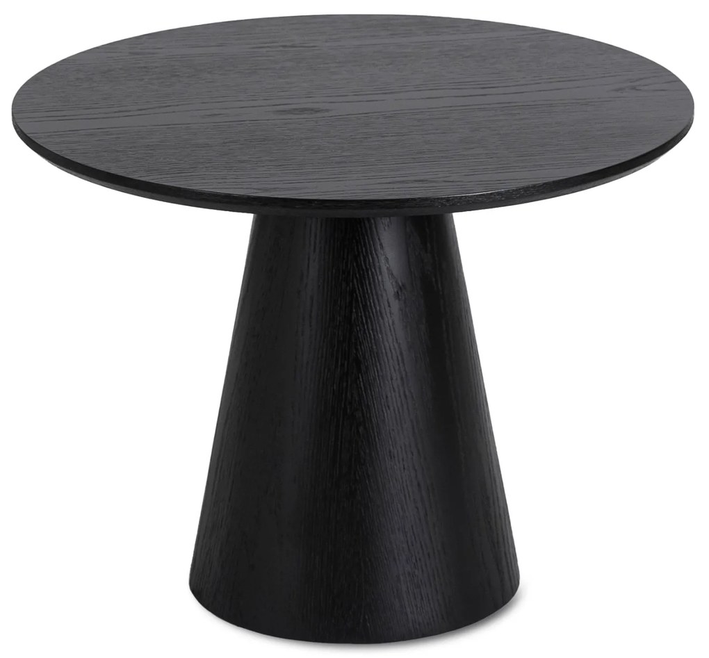 PROXIMA.store - Okrúhly konferenčný stolík CARLY FARBA: čierna