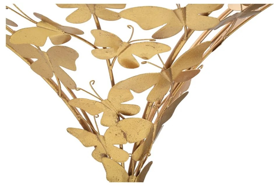 Nočný stolík v zlatej farbe Butterfly – Mauro Ferretti