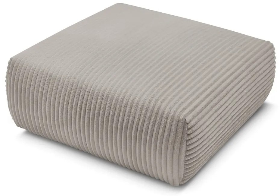 Svetlosivo-béžová menčestrová podnožka Lucien – Bobochic Paris